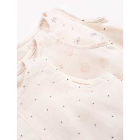 Muszlin baba napozó pöttyös mintával