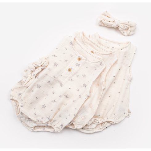 Masnis baba fejpánt krém színben 