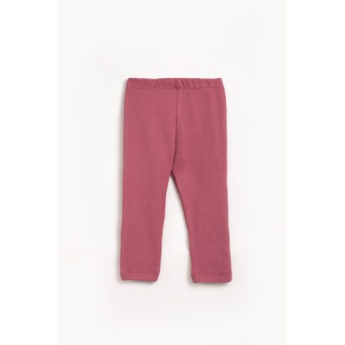 Bordázott baba leggings meggyszínben