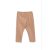 Bordázott baba leggings bézs színben