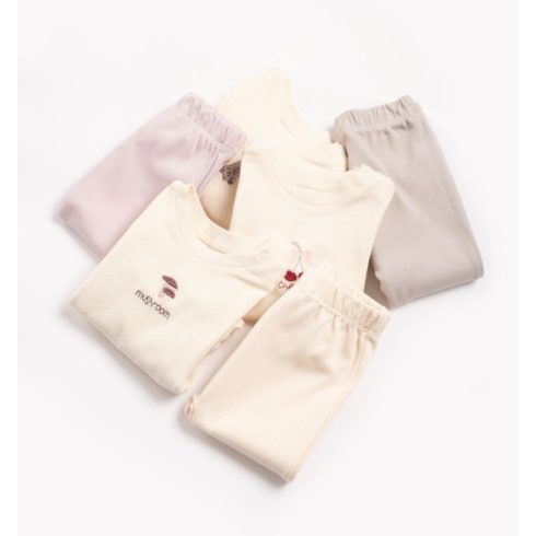 Háromrészes kardigános baba szett több színben