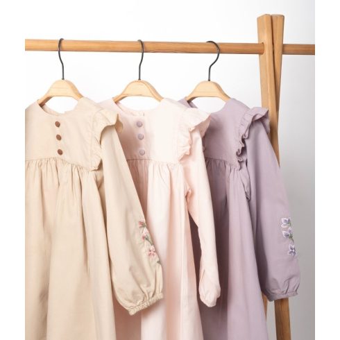 Elegáns hímzett kislány ruha több színben 1-2 év