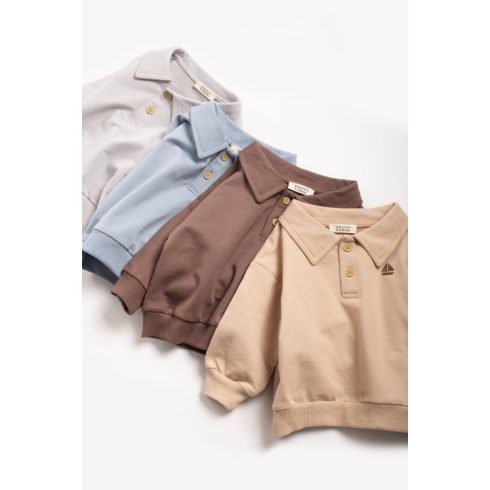 Hímzett baba szett több színben gallér