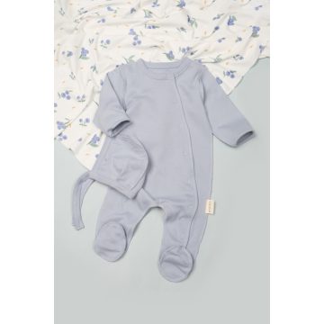 Kék újszülött rugdalózó