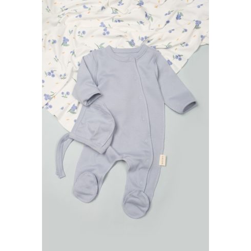 Kék újszülött rugdalózó