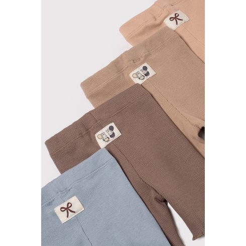 Kislány rövid leggings, sötétbarna